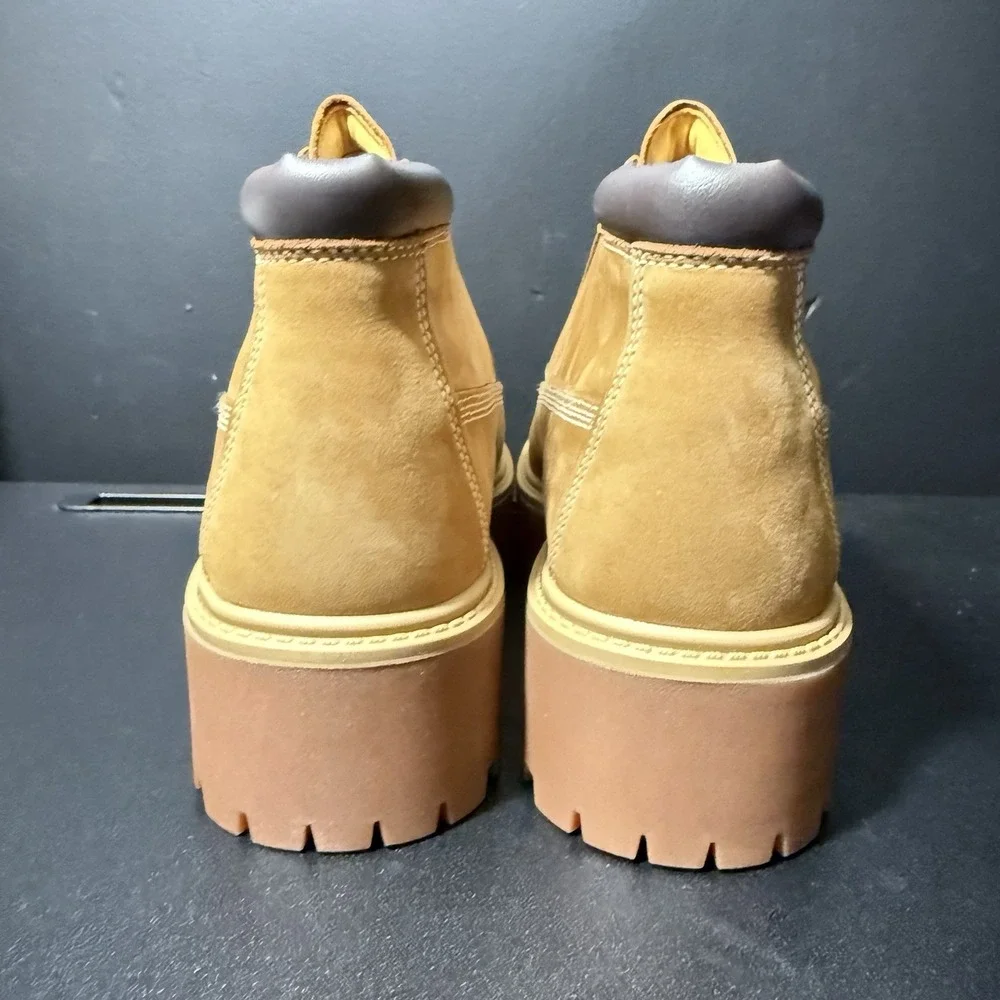 Timberland Boots Youth 7 Women‎ 8.5 Stone Street Mid Waterproof Wheat Nubuck
